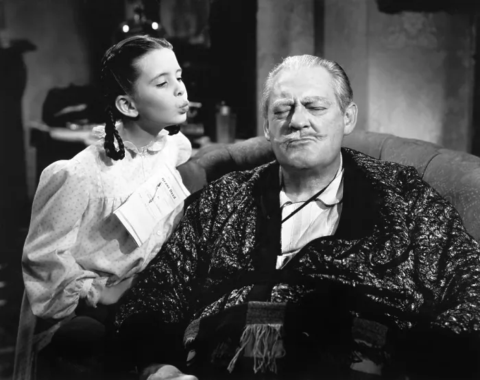 Framed Print : THREE WISE FOOLS, from left, Margaret O'Brien, Lionel Barrymore, 1946 Framed Print : THREE WISE FOOLS, from left, Margaret O'Brien, Lionel Barrymore, 1946