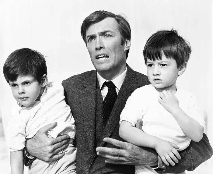 Framed Print : THE WITCHES, (aka LE STREGHE), Clint Eastwood (center), 1967