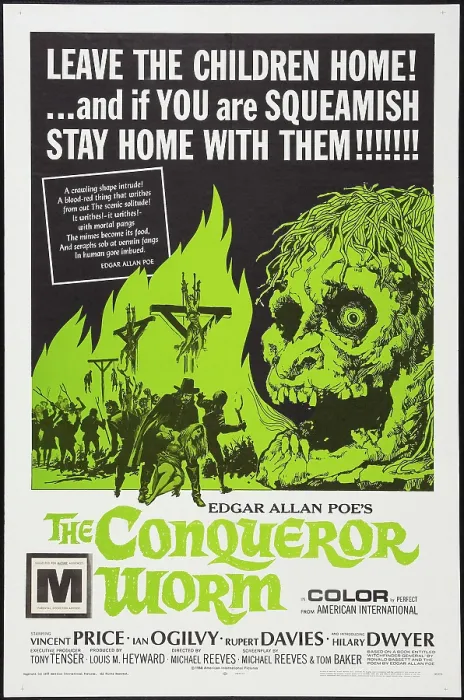 Framed Print : WITCHFINDER GENERAL, (aka THE CONQUEROR WORM), poster art, 1968 Framed Print : WITCHFINDER GENERAL, (aka THE CONQUEROR WORM), poster art, 1968