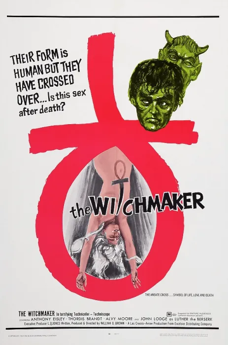 Framed Print : THE WITCHMAKER, US poster art, 1969