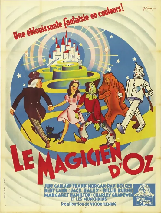 Framed Print : THE WIZARD OF OZ, (aka LE MAGICIEN D'OZ), French poster art, from left: Wizard of Oz, Toto the dog, Dorothy Gale, Scarecrow, Cowardly Lion, Tin Man, 1939 Framed Print : THE WIZARD OF OZ, (aka LE MAGICIEN D'OZ), French poster art, from left: Wizard of Oz, Toto the dog, Dorothy Gale, Scarecrow, Cowardly Lion, Tin Man, 1939