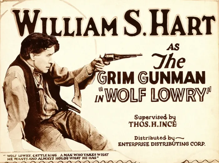 Framed Print : WOLF LOWRY, William S. Hart on title card, 1917