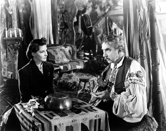 Framed Print : THE WOLF MAN, Fay Helm, Bela Lugosi, 1941