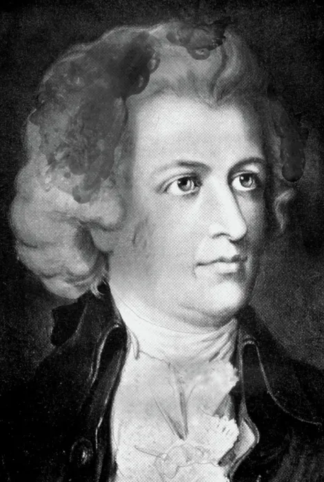 Framed Print : Wolfgang Amadeus Mozart, composer, 1756-1791. Everett / CSU Archives