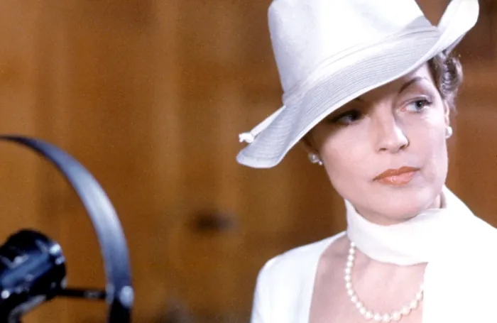 Framed Print : THE WOMAN BANKER, (aka LA BANQUIERE), Romy Schneider, 1980