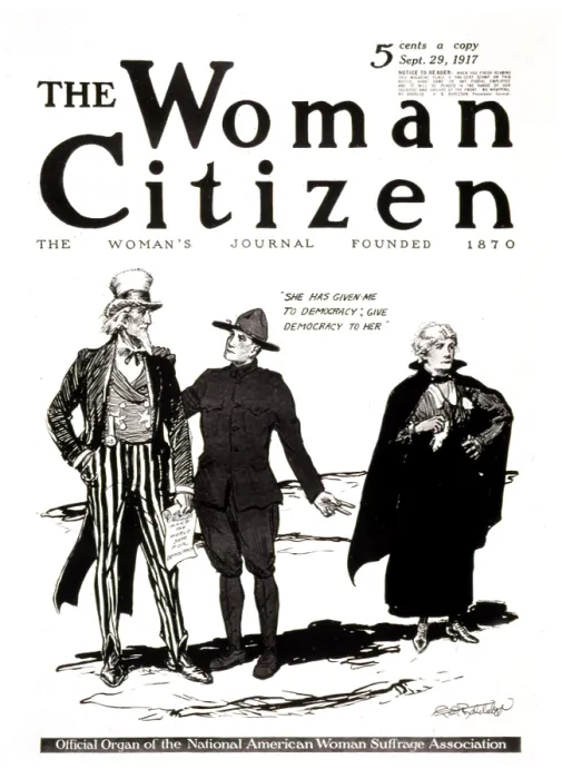 Framed Print : The Woman Citizen: Official Organ of the National American Woman Suffrage Association, 1917. Courtesy: CSU Archives  /  Everett Collection