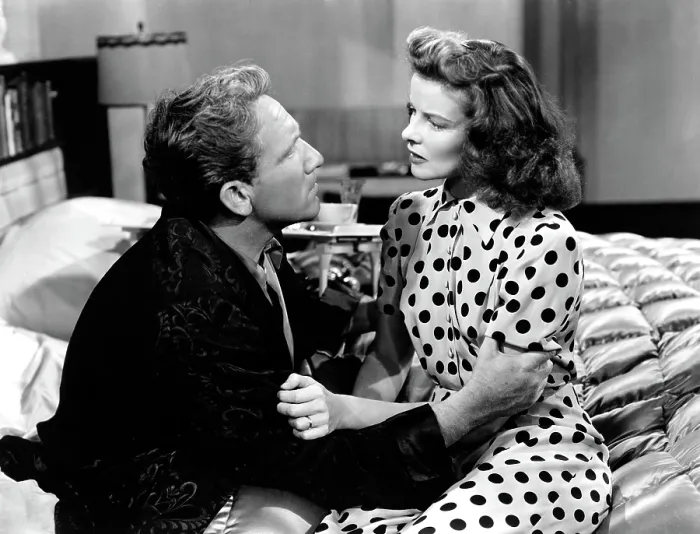 Framed Print : WOMAN OF THE YEAR, Spencer Tracy, Katharine Hepburn, 1942 Framed Print : WOMAN OF THE YEAR, Spencer Tracy, Katharine Hepburn, 1942
