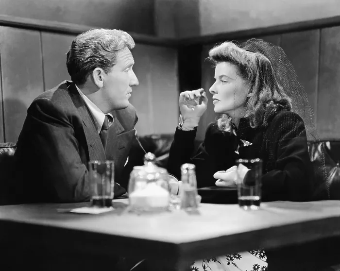 Framed Print : WOMAN OF THE YEAR, Spencer Tracy, Katharine Hepburn, 1942 Framed Print : WOMAN OF THE YEAR, Spencer Tracy, Katharine Hepburn, 1942