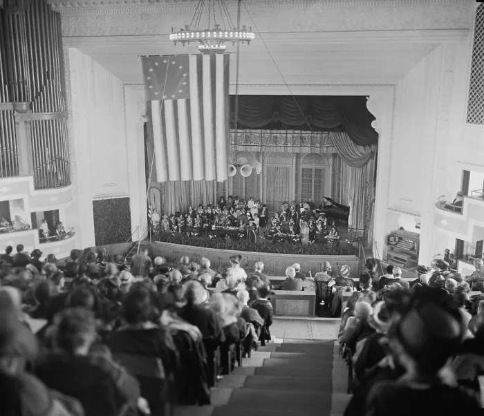 Framed Print : Women attending the opening of Daughters of the American Revolution Congress. April 20, 1925, Washington, D.C. (BSLOC_2015_16_234)
