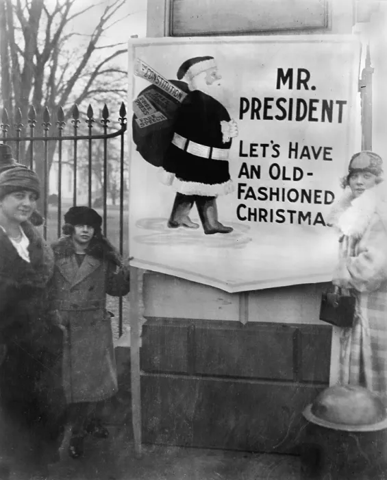 Framed Print : Women demonstrators requesting political amnesty outside the White House, The demonstrators sign says, Mr Framed Print : Women demonstrators requesting political amnesty outside the White House, The demonstrators sign says, Mr