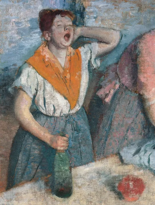 Framed Print : Women Ironing, by Edgar Degas, 1884 - 1886 about, 19th Century, oil on canvas, cm 76 x 81, 5 - France, Ile de France, Paris, Muse dOrsay, R.F.1985. Detail Framed Print : Women Ironing, by Edgar Degas, 1884 - 1886 about, 19th Century, oil on canvas, cm 76 x 81, 5 - France, Ile de France, Paris, Muse dOrsay, R.F.1985. Detail