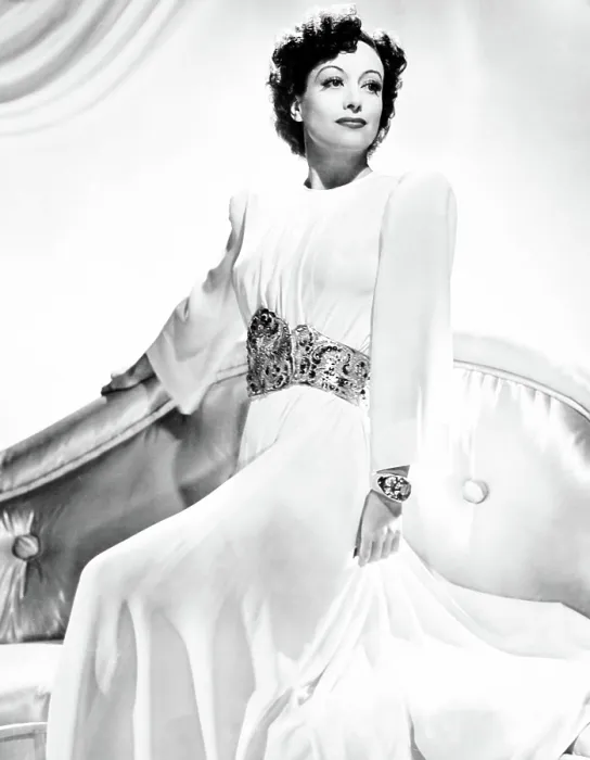 Framed Print : THE WOMEN, Joan Crawford, in a gown by Adrian, 1939