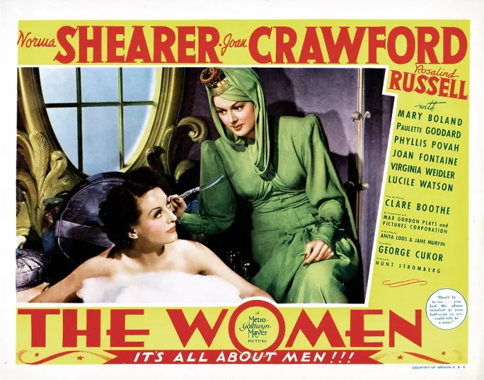 Framed Print : THE WOMEN, from left, Joan Crawford, Rosalind Russell, 1939
