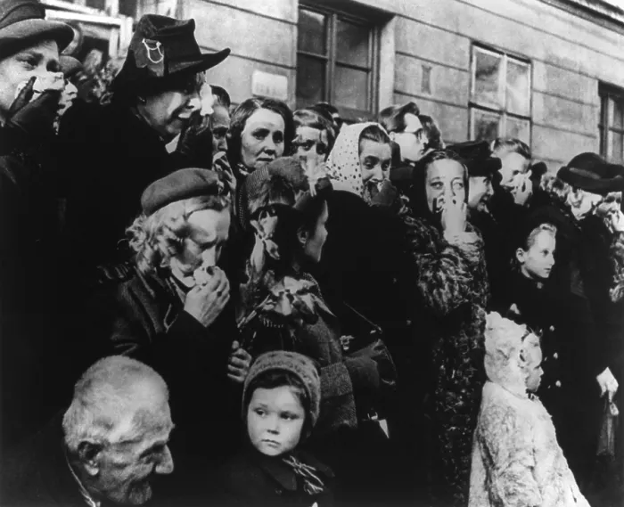 Framed Print : Women weeping at time of Communist coup d'etat in Prague by supported by USSR in February 1948. - (BSLOC_2014_15_248) Framed Print : Women weeping at time of Communist coup d'etat in Prague by supported by USSR in February 1948. - (BSLOC_2014_15_248)