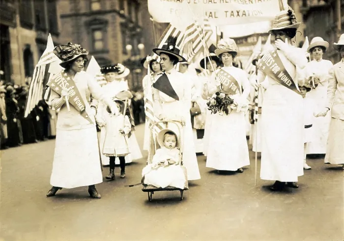 Framed Print : Women's suffrage parade, New York City, May 6, 1912