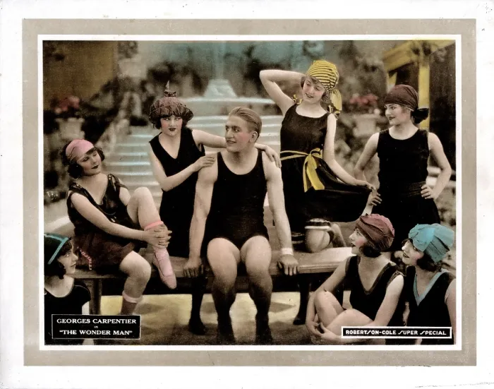 Framed Print : THE WONDER MAN, Georges Carpentier, 1920