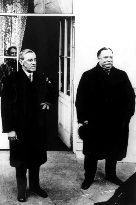 Framed Print : WOODROW WILSON and WILLIAM HOWARD TAFT. Courtesy: CSU Archives / Everett Collection Framed Print : WOODROW WILSON and WILLIAM HOWARD TAFT. Courtesy: CSU Archives / Everett Collection
