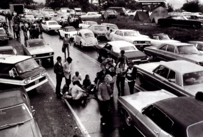 Framed Print : Woodstock 1969 Historic event in Bethel NY. Courtesy: CSU Archives  /  Everett Collection
