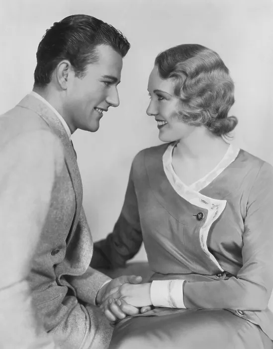 Framed Print : WORDS AND MUSIC, from left: John Wayne, Lois Moran, 1929. TM & Copyright 20th Century Fox Film Corp. / courtesy Everett Collection Framed Print : WORDS AND MUSIC, from left: John Wayne, Lois Moran, 1929. TM & Copyright 20th Century Fox Film Corp. / courtesy Everett Collection