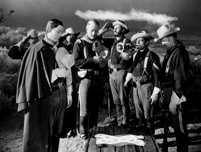 Framed Print : SHE WORE A YELLOW RIBBON, Ben Johnson, John Wayne, 1949