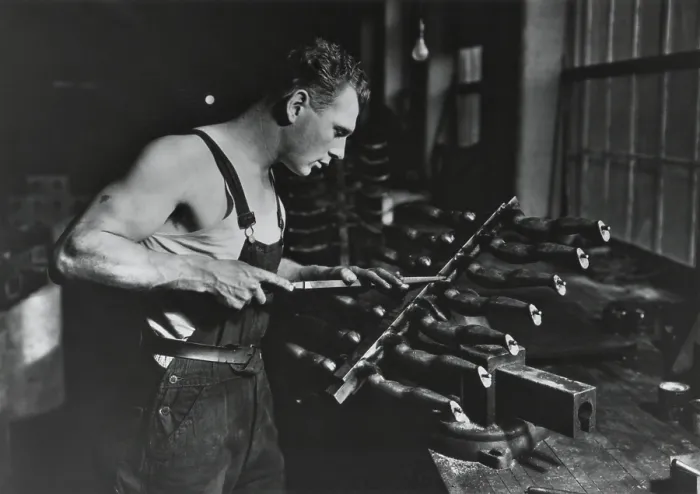 Framed Print : Worker building rubber dolls molds in Work Projects Administration (WPA) funded employment, Dec. 1936-July 1937. Photo by Lewis Hine. (BSLOC_2013_8_22) Framed Print : Worker building rubber dolls molds in Work Projects Administration (WPA) funded employment, Dec. 1936-July 1937. Photo by Lewis Hine. (BSLOC_2013_8_22)