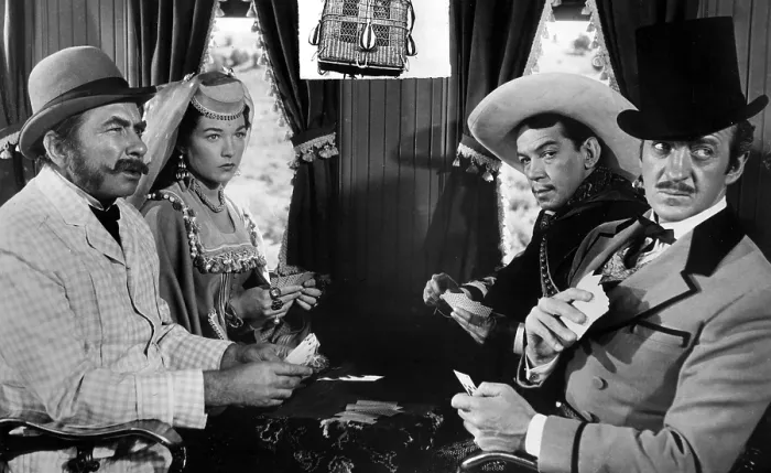 Framed Print : AROUND THE WORLD IN 80 DAYS, (aka AROUND THE WORLD IN EIGHTY DAYS), Robert Newton, Shirley MacLaine, Cantinflas, David Niven, 1956