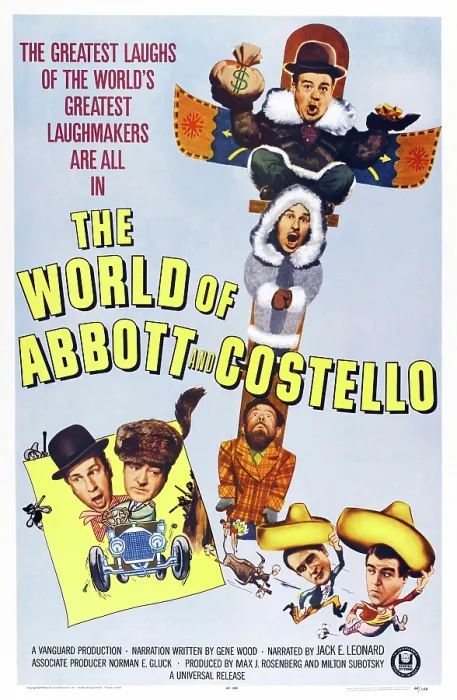Framed Print : THE WORLD OF ABBOTT AND COSTELLO, US poster art, Bud Abbott, Lou Costello, (aka Abbott & Costello), 1965