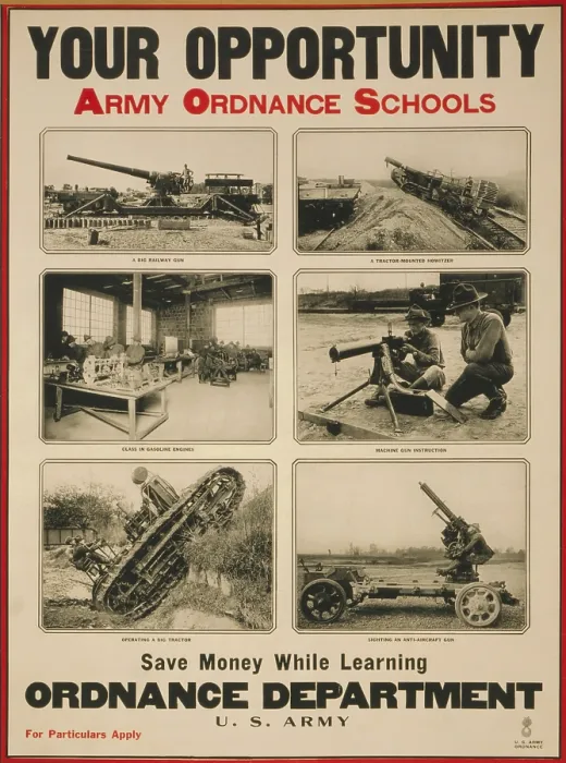 Framed Print : World War 1. American recruiting poster issued in 1919 after World War 1 had ended Framed Print : World War 1. American recruiting poster issued in 1919 after World War 1 had ended