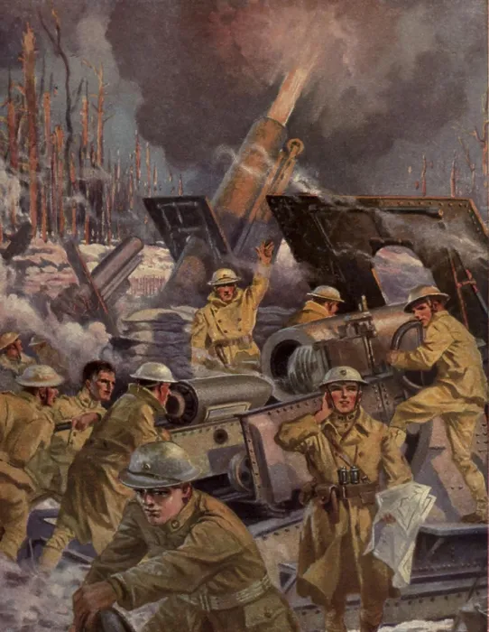 Framed Print : World War 1: Battle of Chateau-Thierry. The U.S