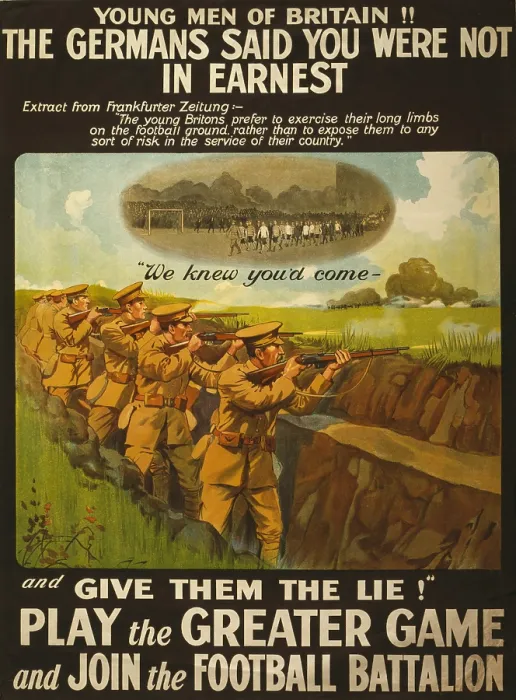 Framed Print : World War 1. British recruiting poster issued by the War Office in 1915