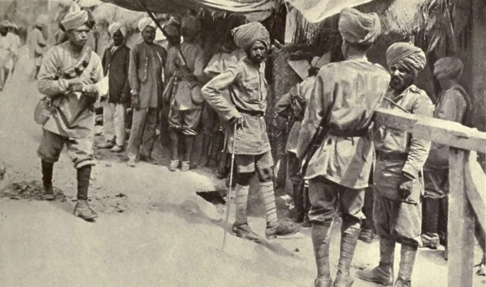 Framed Print : World War 1 in the Middle East. Indian British Empire troops in Mesopotamia in 1916 Framed Print : World War 1 in the Middle East. Indian British Empire troops in Mesopotamia in 1916
