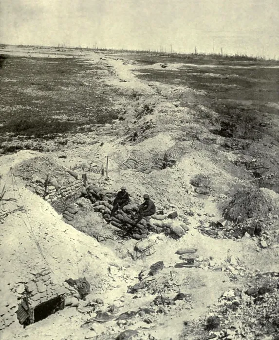 Framed Print : World War 1. Somme Offensive. The most desolate region of the Somme Battlefield near Ovillers-la-Boiselle, an obliterated village Framed Print : World War 1. Somme Offensive. The most desolate region of the Somme Battlefield near Ovillers-la-Boiselle, an obliterated village