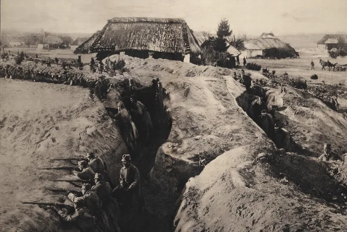 Framed Print : World War 1. Winter fighting on the Russian front. Austrian detachments holding trenches in Galicia dug, await an expected Russian attack. Ca. 1914-1917 Framed Print : World War 1. Winter fighting on the Russian front. Austrian detachments holding trenches in Galicia dug, await an expected Russian attack. Ca. 1914-1917