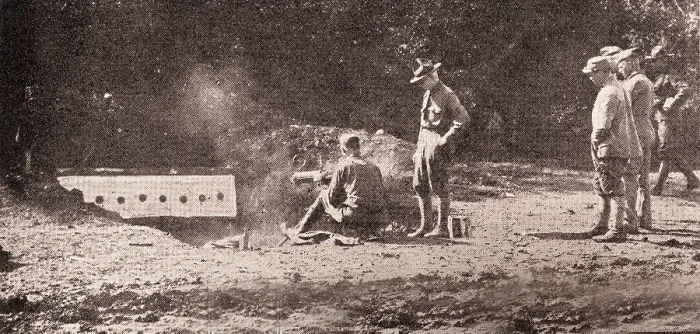 Framed Print : World War I, flyers training at target practice in France