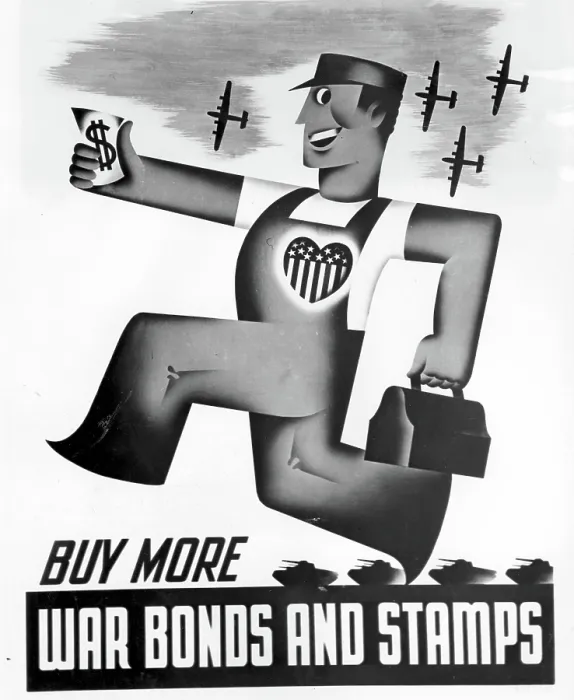 Framed Print : WORLD WAR II, war bond poster, New York News Bureau, 1942. Courtesy: CSU Archives / Everett Collection Framed Print : WORLD WAR II, war bond poster, New York News Bureau, 1942. Courtesy: CSU Archives / Everett Collection