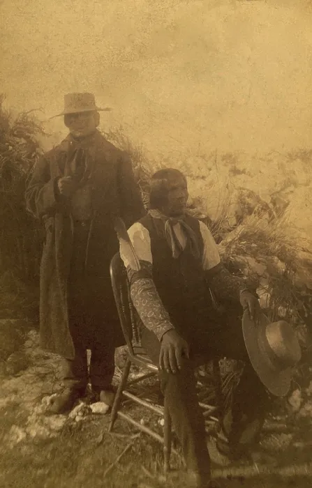 Framed Print : Wovoka, shown seated, initiated the Ghost Dance religious movement among Native Americans in 1889