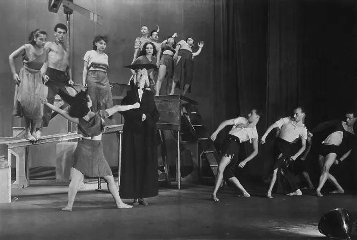 Framed Print : WPA Federal Theater Project, Young Tramps, 1936-37. The dance theater production was choreographed by Don Oscar Becque with music by Donald Pond. (BSLOC_2013_7_96)