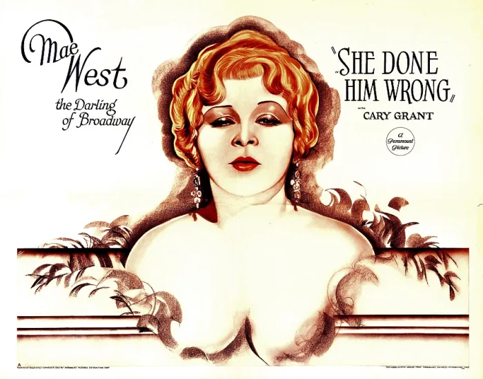 Framed Print : SHE DONE HIM WRONG, Mae West, 1933