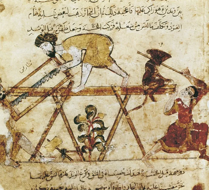 Framed Print : Yahya ibn Mahmud al-Wasiti; Hariri, al-, Of Basra (1054-1122). The Maqamat' (The Assemblies of al-Hariri), characteristic genre of the medieval arabic literature
