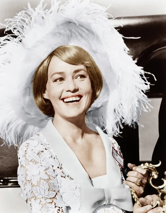 Framed Print : THE YELLOW ROLLS-ROYCE, Jeanne Moreau, 1964