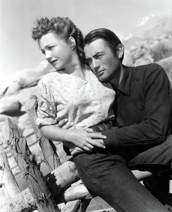 Framed Print : YELLOW SKY, Anne Baxter, Gregory Peck, 1949