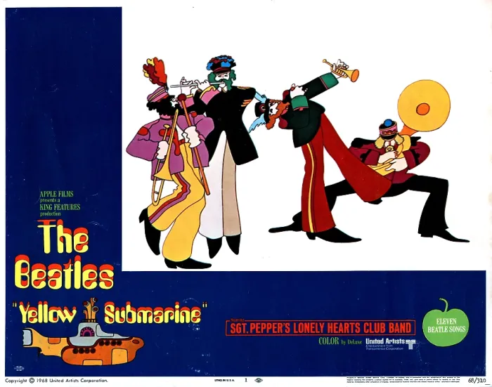 Framed Print : YELLOW SUBMARINE, The Beatles, 1968