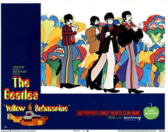 Framed Print : YELLOW SUBMARINE, The Beatles, US poster, from left:Ringo Starr, George Harrison, Paul McCartney, John Lennon, 1968 Framed Print : YELLOW SUBMARINE, The Beatles, US poster, from left:Ringo Starr, George Harrison, Paul McCartney, John Lennon, 1968