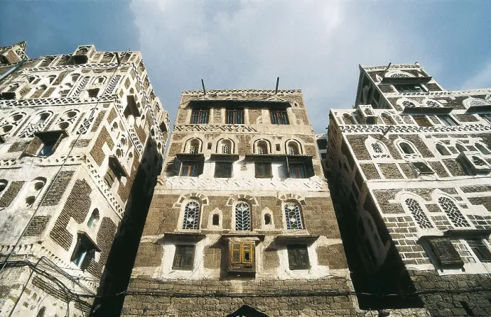 Framed Print : YEMEN. SANA'A. Sana. Yemeni adobe architecture. AISA / Everett Collection**US SALES ONLY**