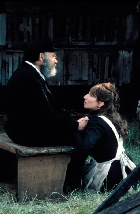 Framed Print : YENTL, Nehemiah Persoff, Barbra Streisand, 1983