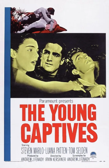 Framed Print : THE YOUNG CAPTIVES, US poster, from left: Luana Patten, Steven Marlo, Tom Selden, 1959 Framed Print : THE YOUNG CAPTIVES, US poster, from left: Luana Patten, Steven Marlo, Tom Selden, 1959