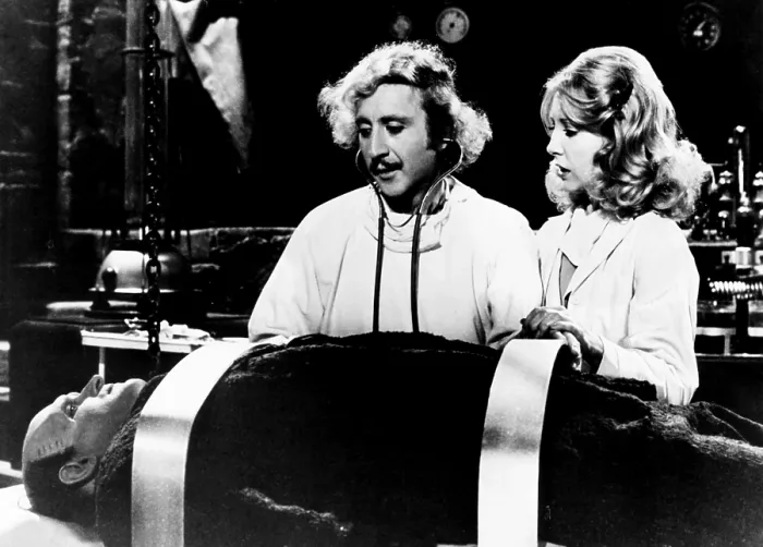 Framed Print : YOUNG FRANKENSTEIN, from left, Peter Boyle, Gene Wilder, Teri Garr, 1974, TM and Copyright 20th Century Fox Film Corp. All rights reserved Framed Print : YOUNG FRANKENSTEIN, from left, Peter Boyle, Gene Wilder, Teri Garr, 1974, TM and Copyright 20th Century Fox Film Corp. All rights reserved