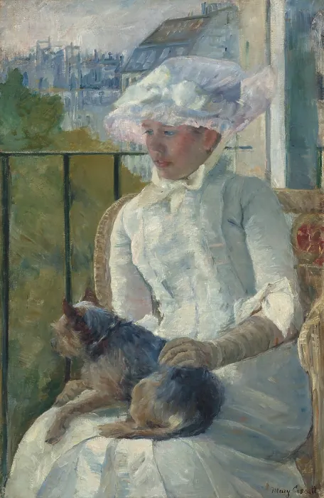 Framed Print : Young Girl at a Window, by Mary Cassatt, 1883-84, American painting, oil on canvas. A young woman poses in the window of the Cassatt's Paris studio (BSLOC_2016_5_172) Framed Print : Young Girl at a Window, by Mary Cassatt, 1883-84, American painting, oil on canvas. A young woman poses in the window of the Cassatt's Paris studio (BSLOC_2016_5_172)