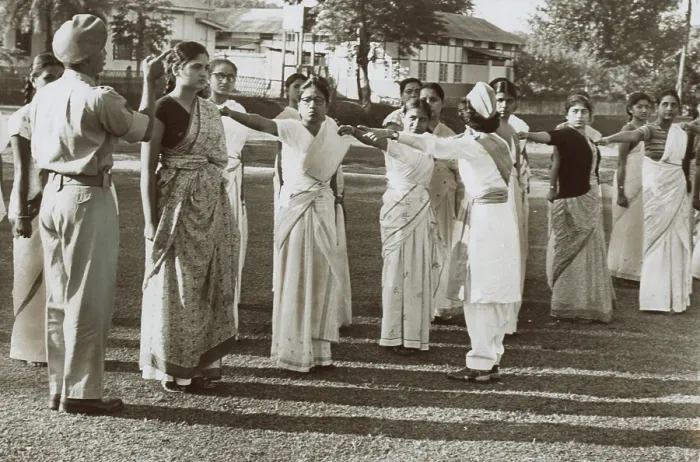Framed Print : Young Indian women in military training in the province of Assam during the short Sino-Indian War (Oct. 20-Nov. 21, 1962)