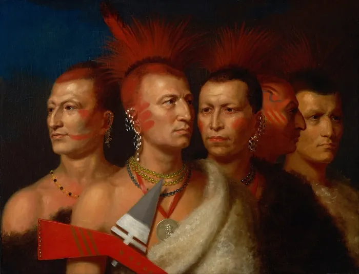 Framed Print : YOUNG OMAHAW, WAR EAGLE, LITTLE MISSOURI, AND PAWNEES, by Charles Bird King, 1821 Framed Print : YOUNG OMAHAW, WAR EAGLE, LITTLE MISSOURI, AND PAWNEES, by Charles Bird King, 1821